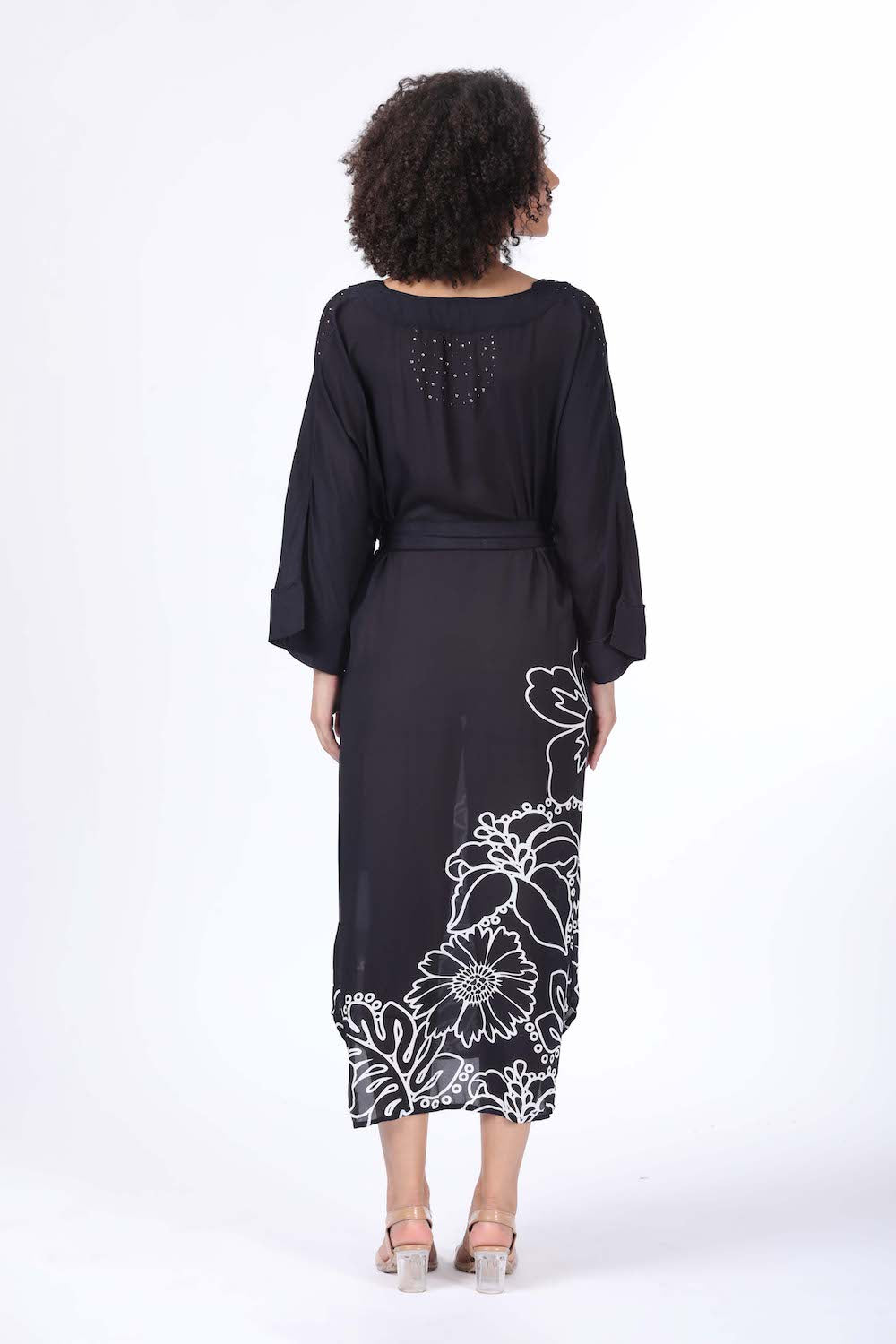 AVANTI - MIDI DRESS WITH SHORT SLEEVE - TheSwankStore