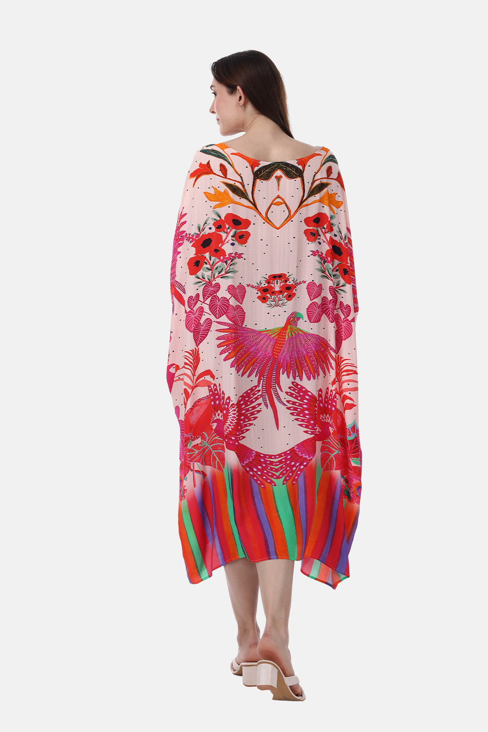 BIRDS OF PARADISE - BOX KAFTAN - TheSwankStore