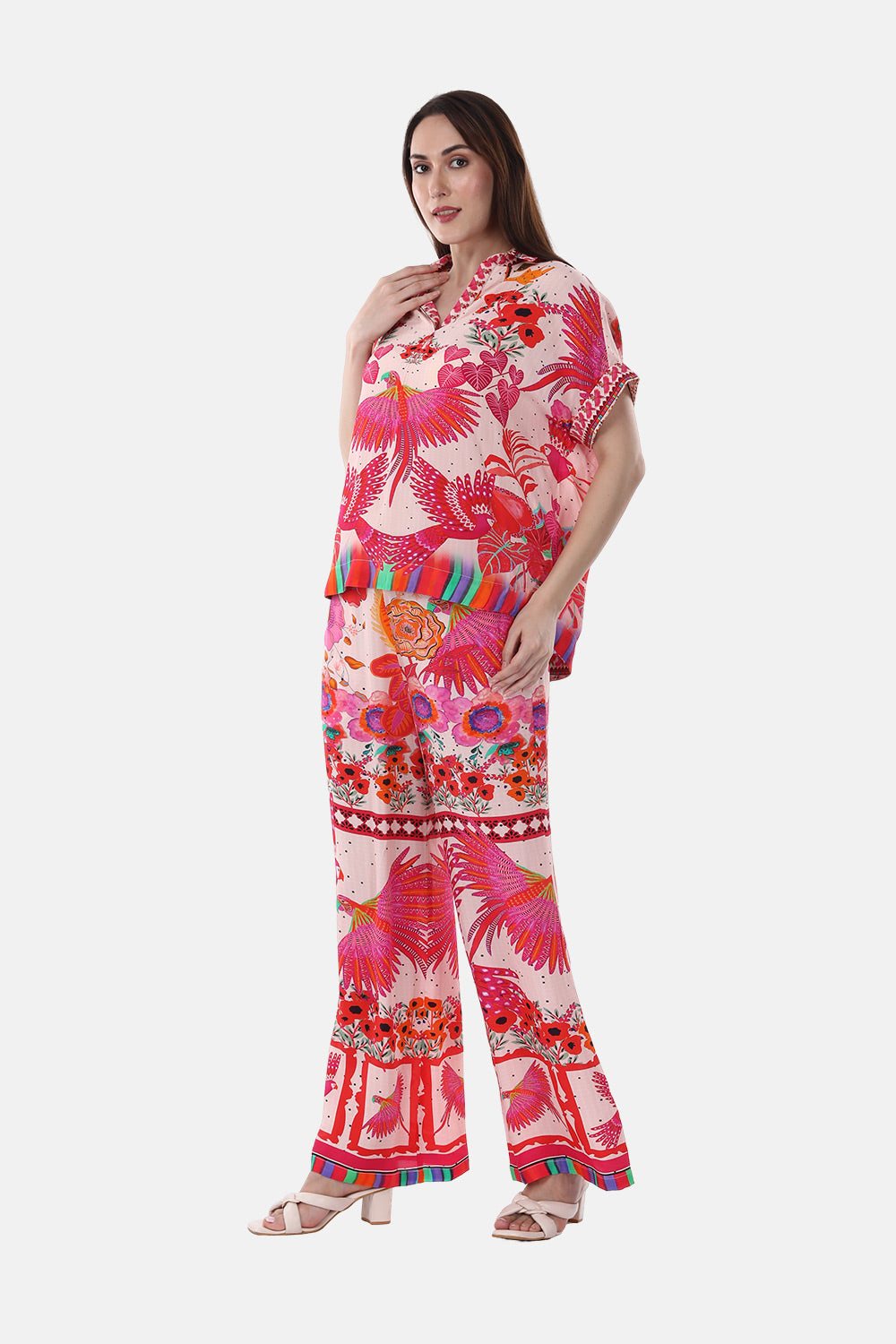 BIRDS OF PARADISE - ROSE TOP - TheSwankStore