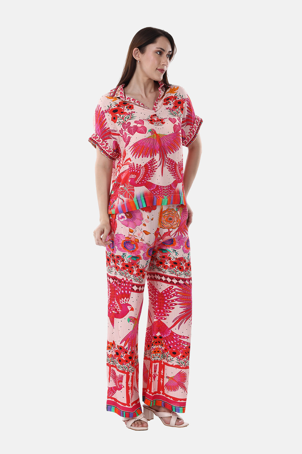 BIRDS OF PARADISE - ROSE TOP - TheSwankStore
