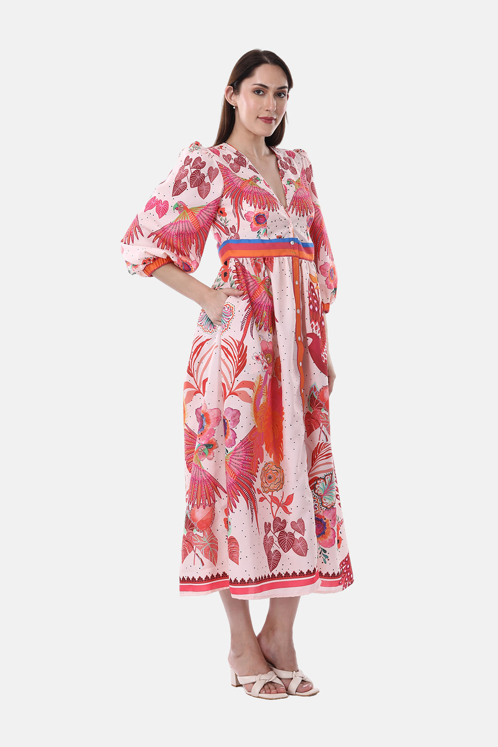 BIRDS OF PARADISE - SAIGON DRESS - TheSwankStore