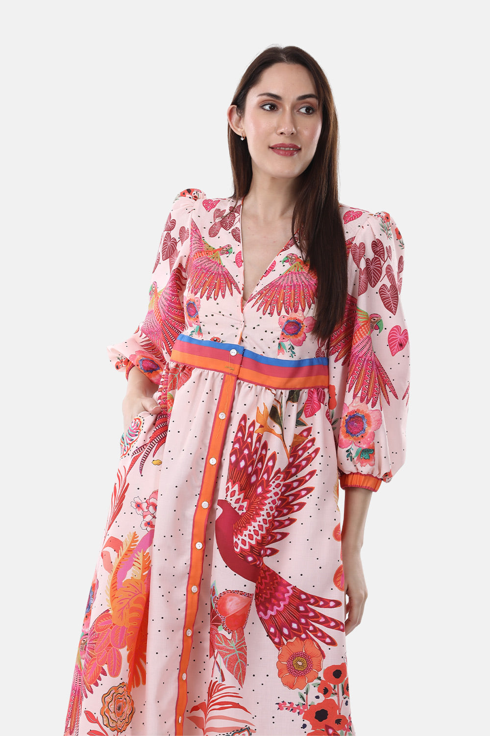 BIRDS OF PARADISE - SAIGON DRESS - TheSwankStore
