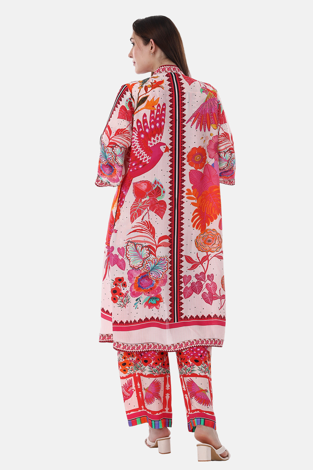 BIRDS OF PARADISE - KIMONO LONG