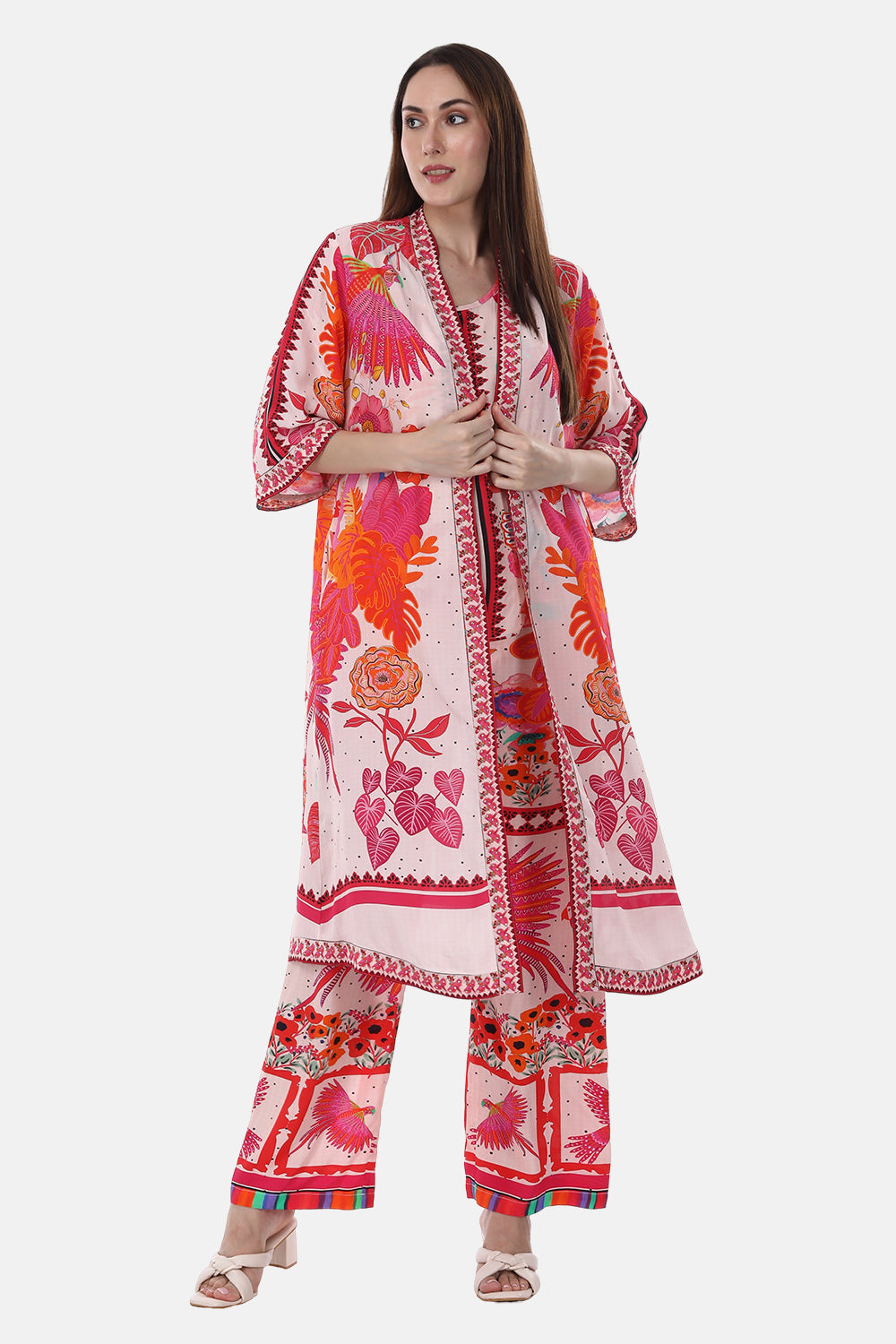 BIRDS OF PARADISE - KIMONO LONG