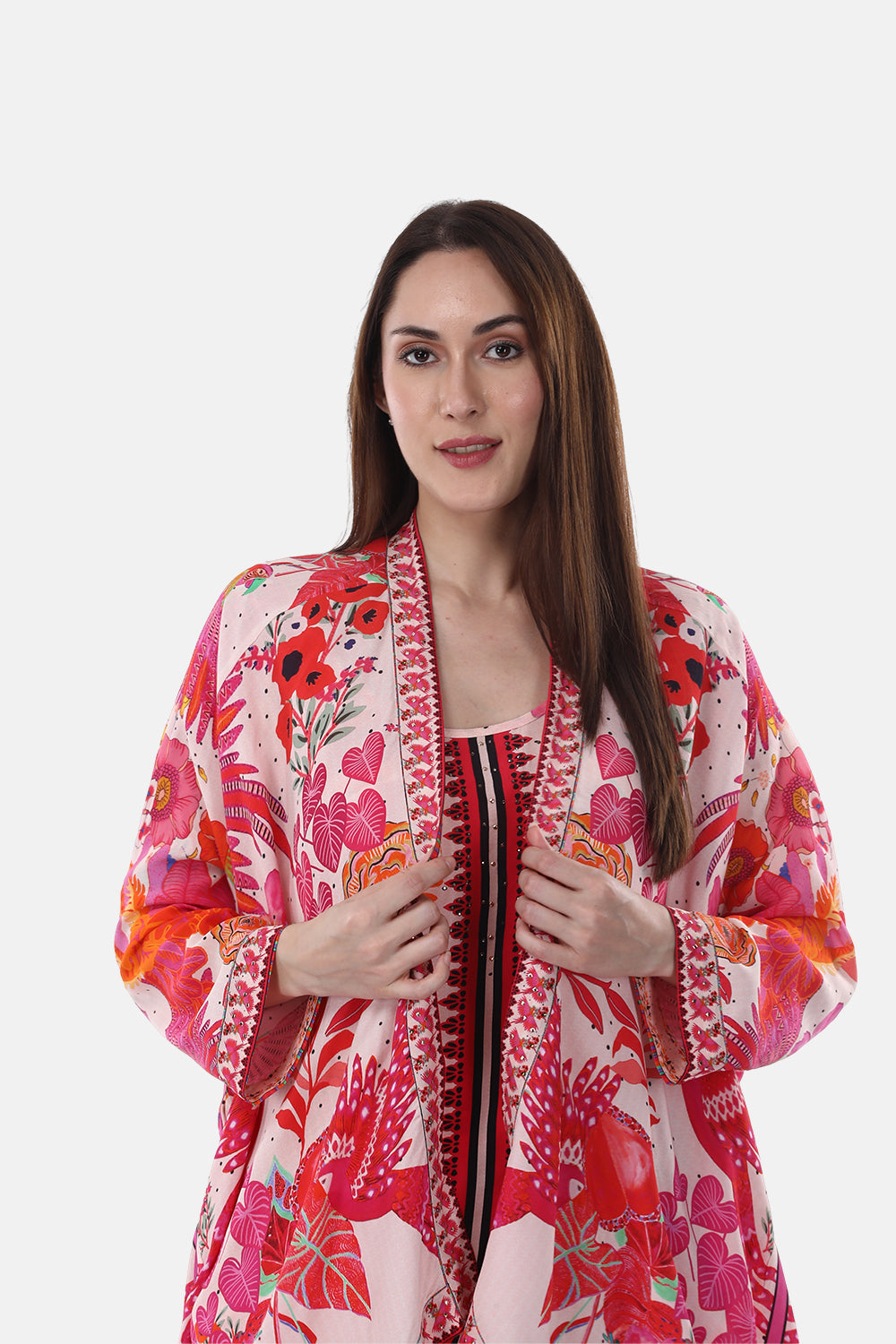 BIRDS OF PARADISE - KIMONO SHORT SHRUG