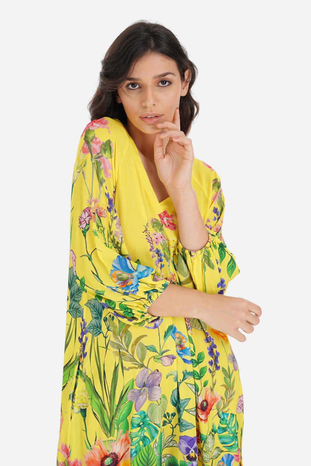 CALICO - BLOUSON TUNIC DRESS - TheSwankStore