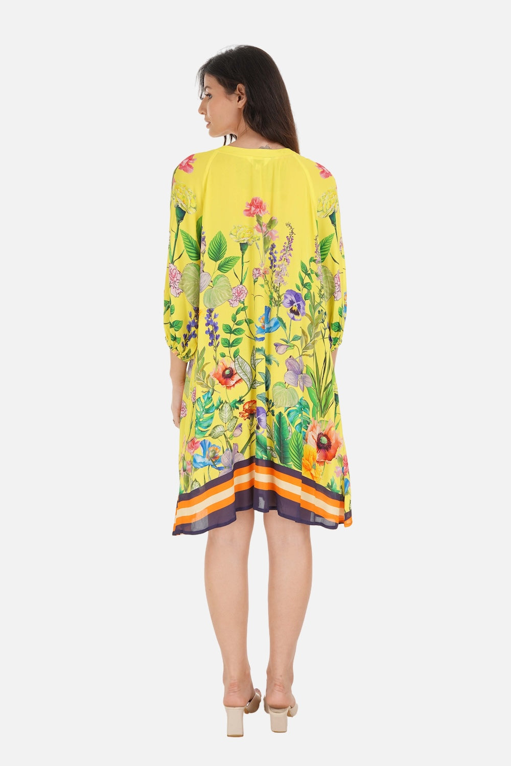 CALICO - BLOUSON TUNIC DRESS - TheSwankStore