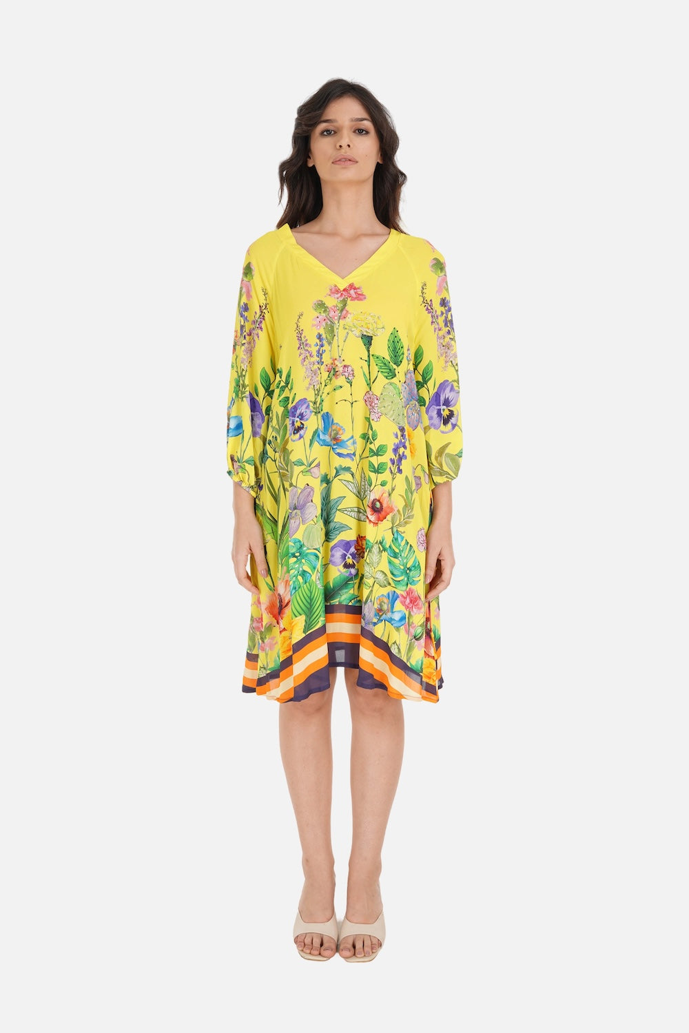 CALICO - BLOUSON TUNIC DRESS - TheSwankStore