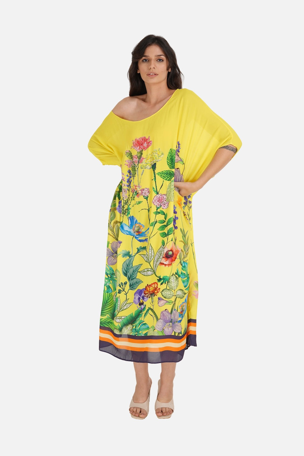CALICO - BOX KAFTAN - TheSwankStore