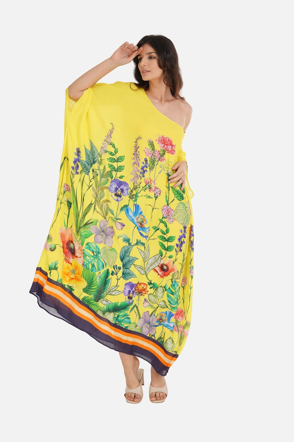 CALICO - BOX KAFTAN - TheSwankStore