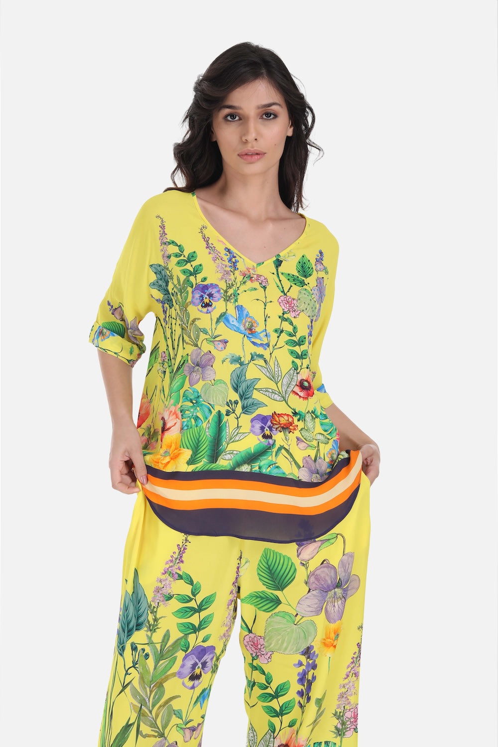 Calico Kaftan top (Shorter style) – Bondi Resortwear