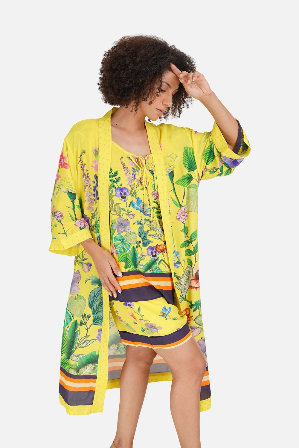 CALICO - KIMONO SHRUG (LONG) - TheSwankStore