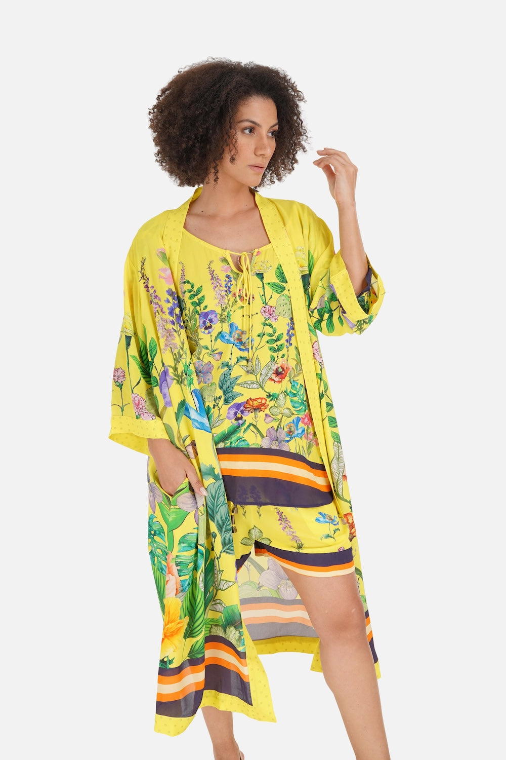 CALICO - KIMONO SHRUG (LONG) - TheSwankStore
