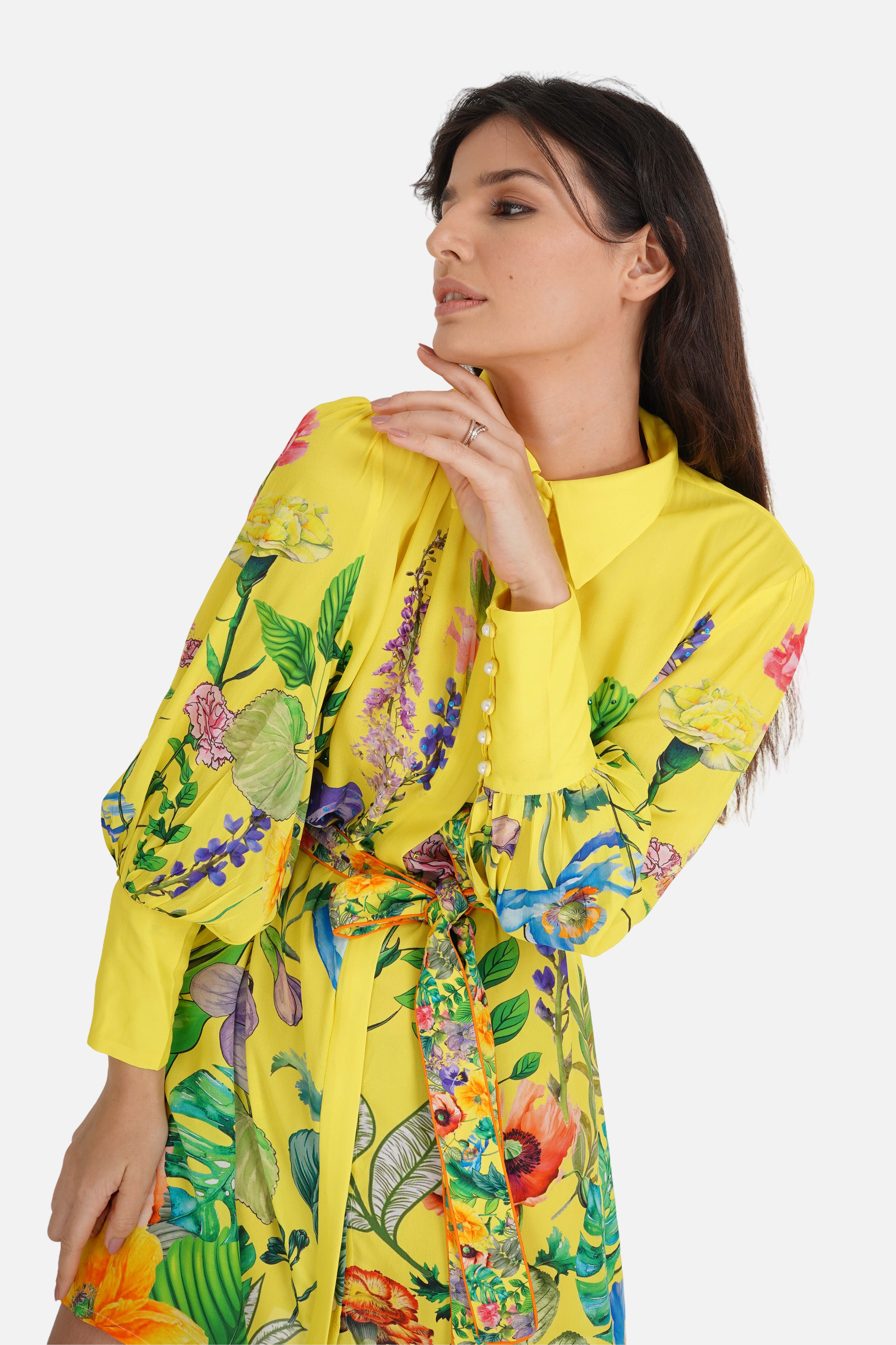 CALICO - SHIRT DRESS - TheSwankStore