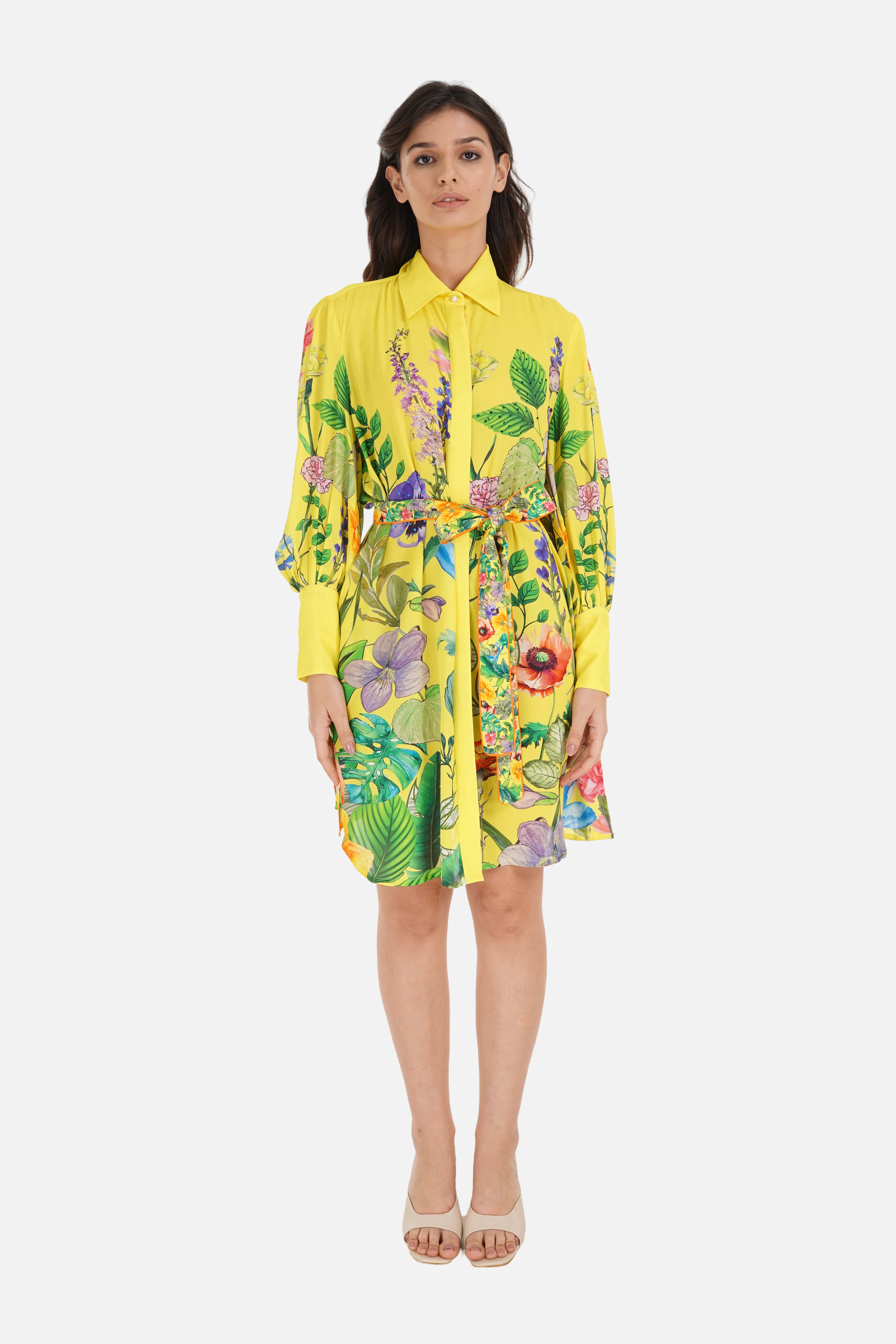 CALICO - SHIRT DRESS - TheSwankStore
