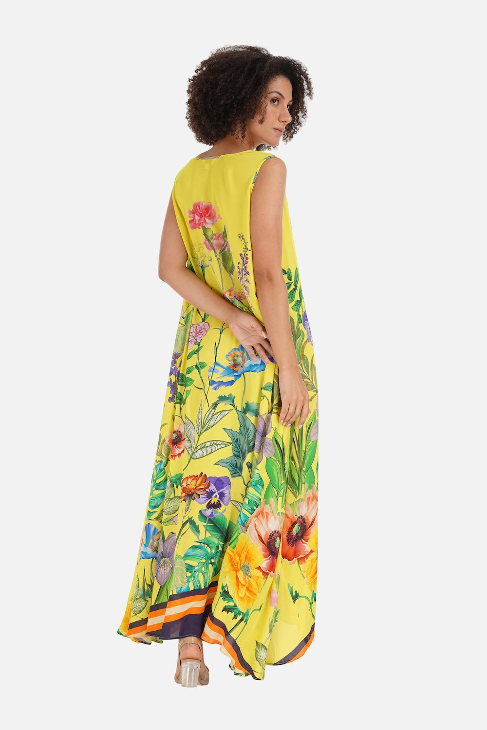 CALICO - SLEEVELESS MAXI DRESS - TheSwankStore