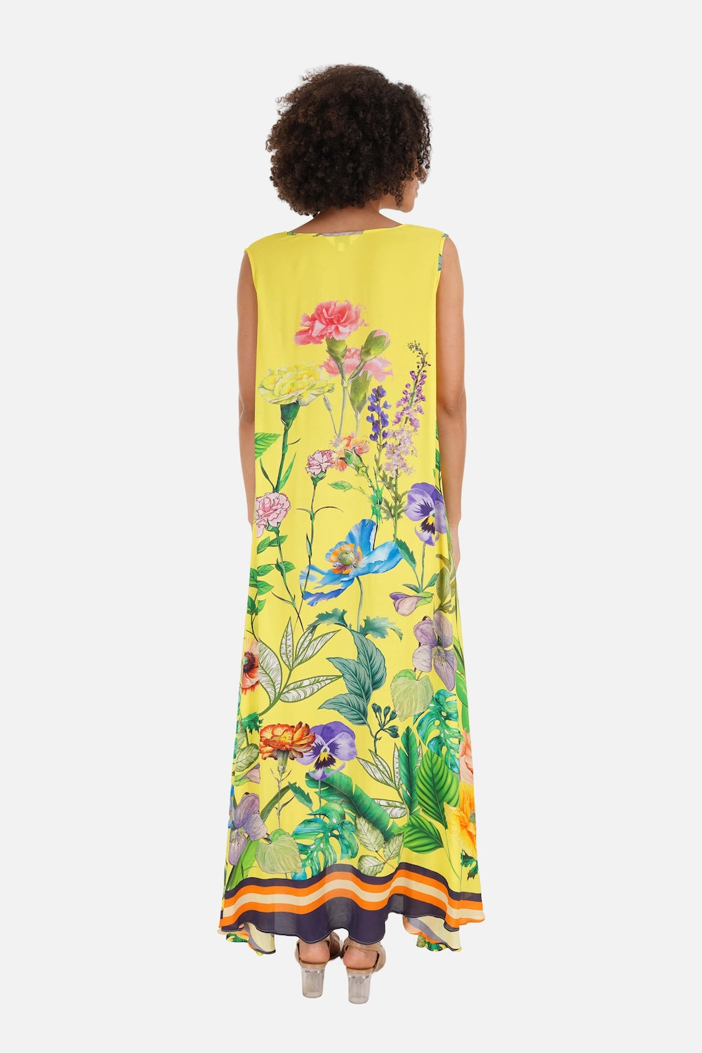 CALICO - SLEEVELESS MAXI DRESS - TheSwankStore