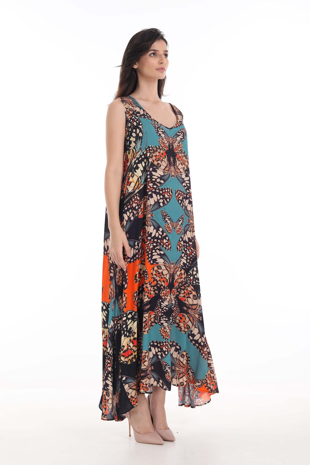 CORASONE - SLEEVELESS MAXI DRESS - TheSwankStore