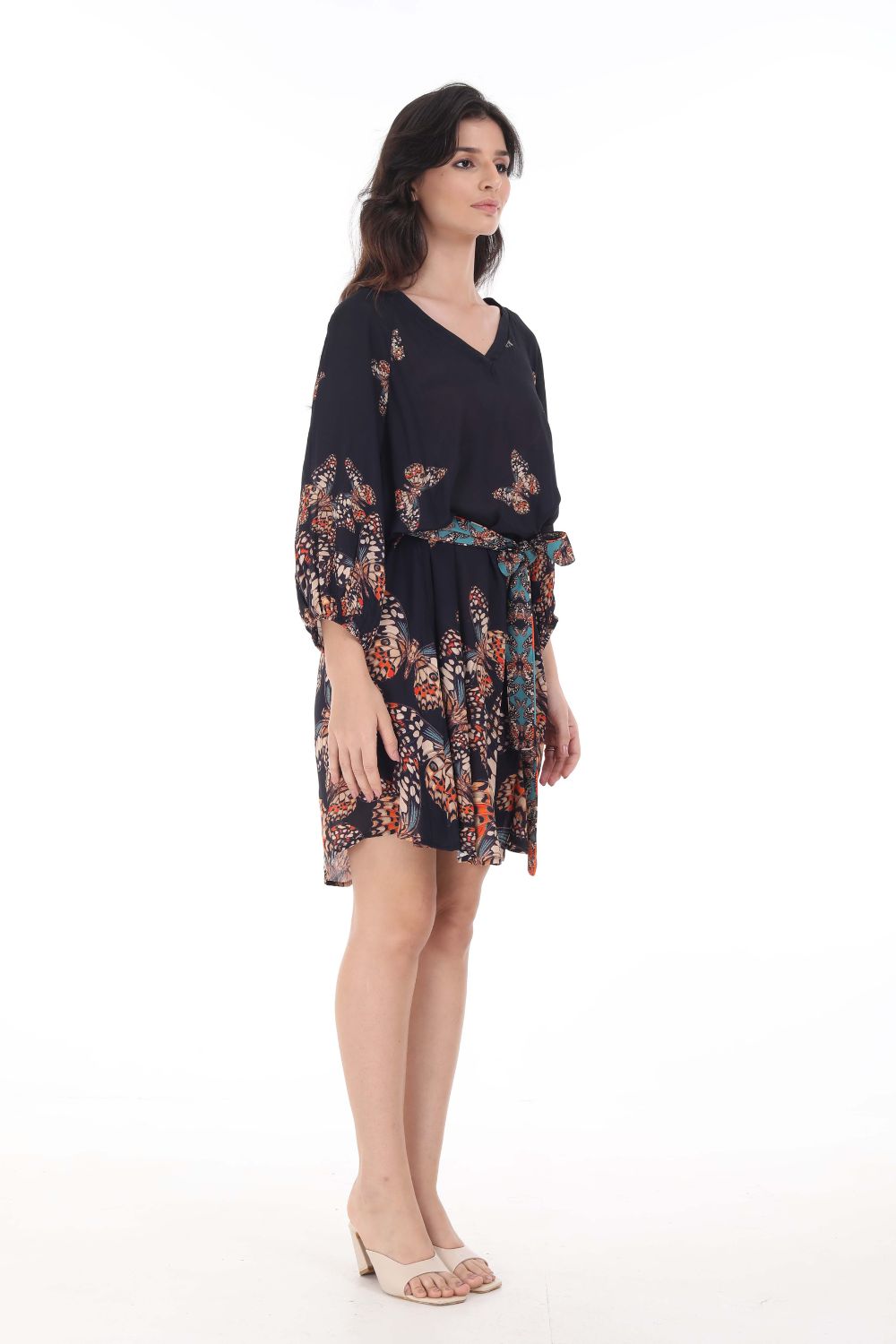 CORASONE - SLIT SLEEVE DRESS - TheSwankStore