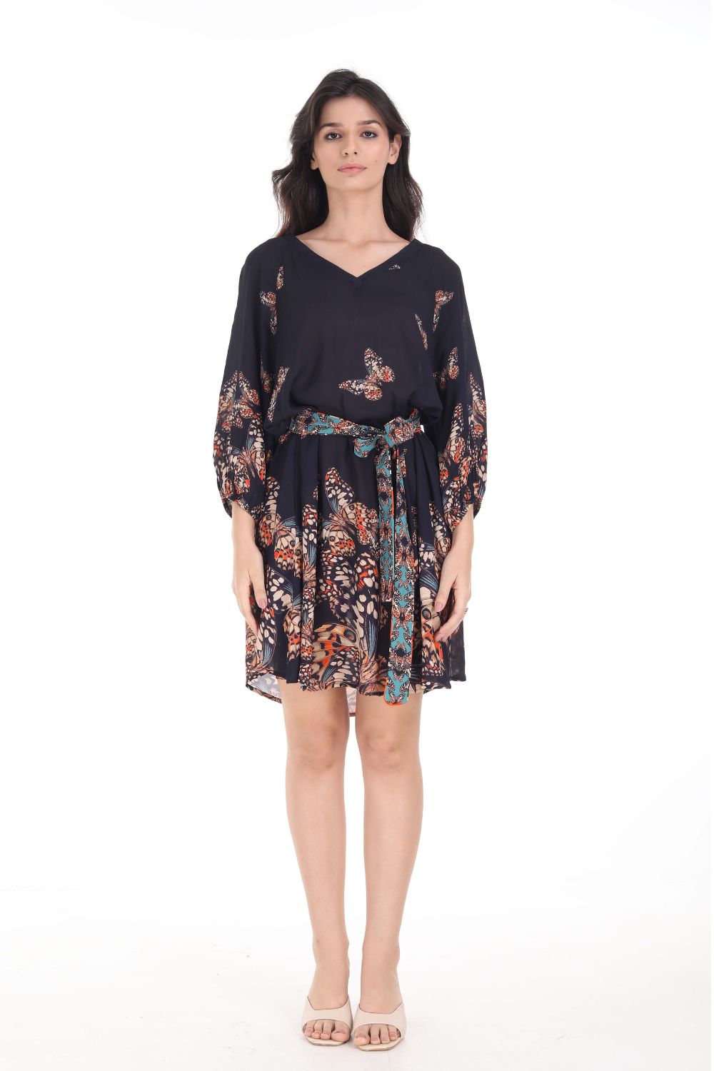CORASONE - SLIT SLEEVE DRESS - TheSwankStore