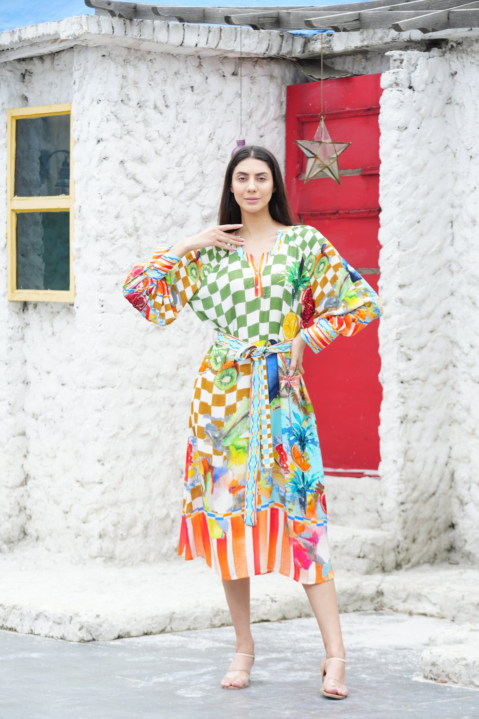 LUCCIANO- SMOCK DRESS DRESS TheSwankStore 