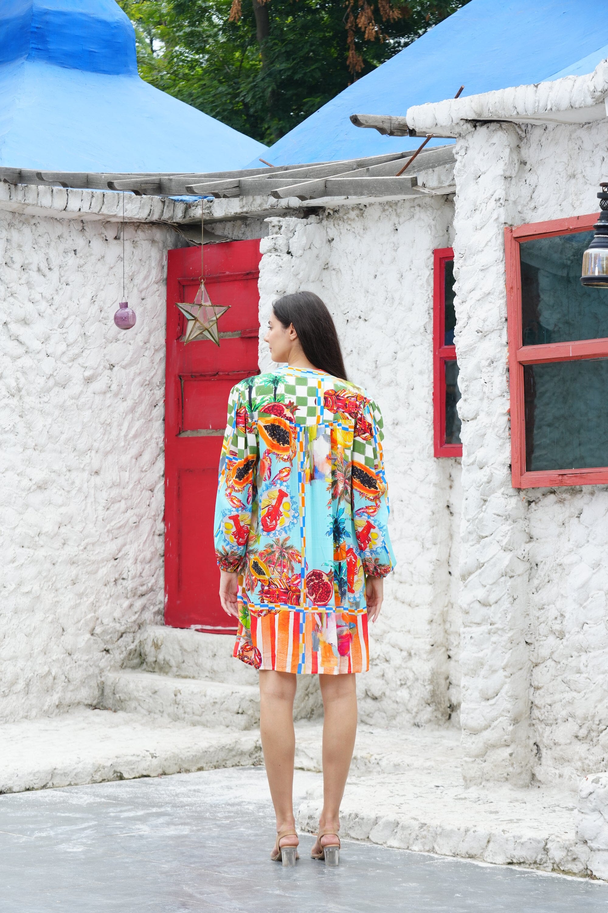 LUCCIANO - BLOUSON TUNIC DRESS DRESS The Swank Store 