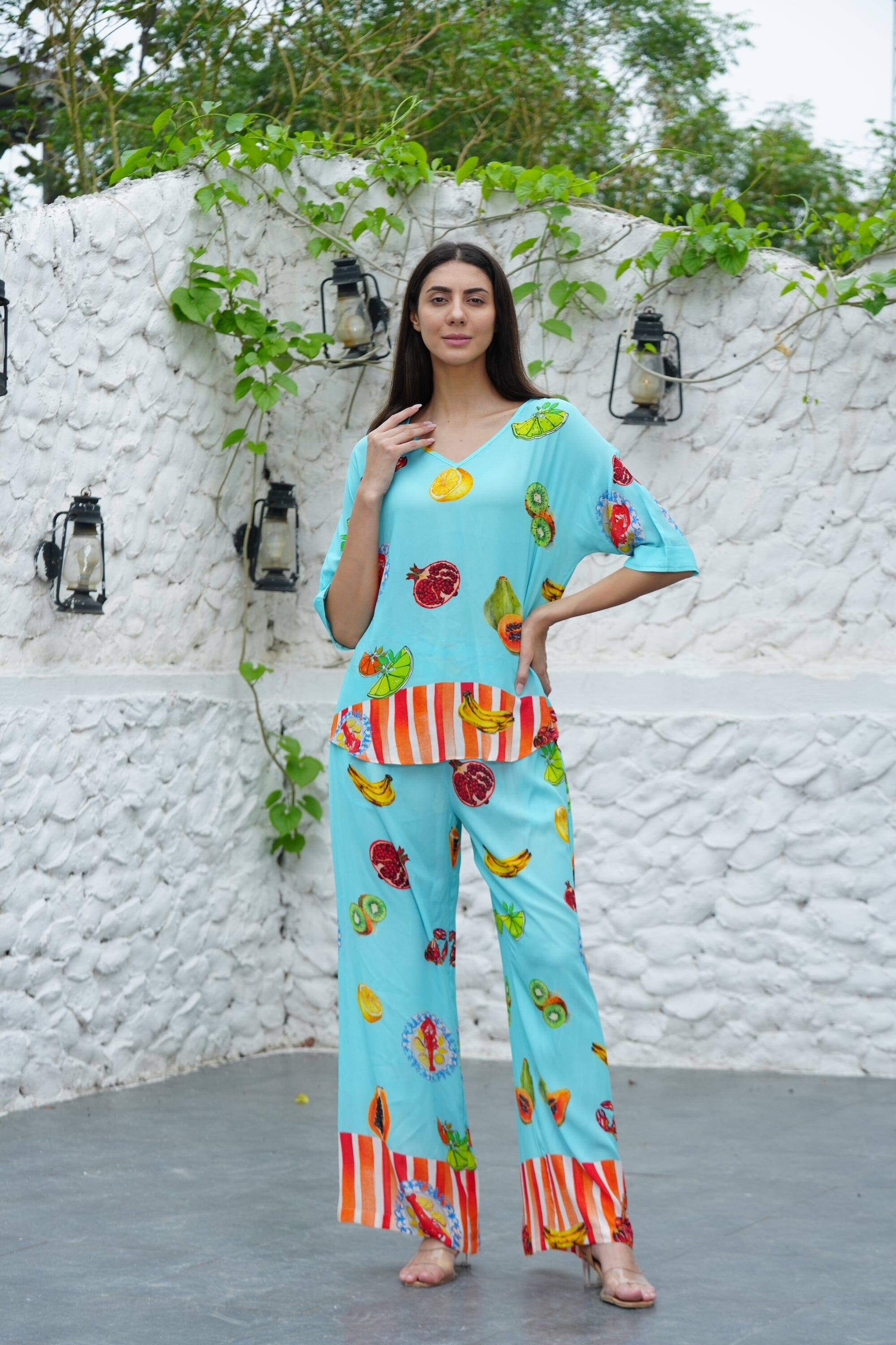 LUCCIANO - KAFTAN TOP (Shorter Style) TOP TheSwankStore 