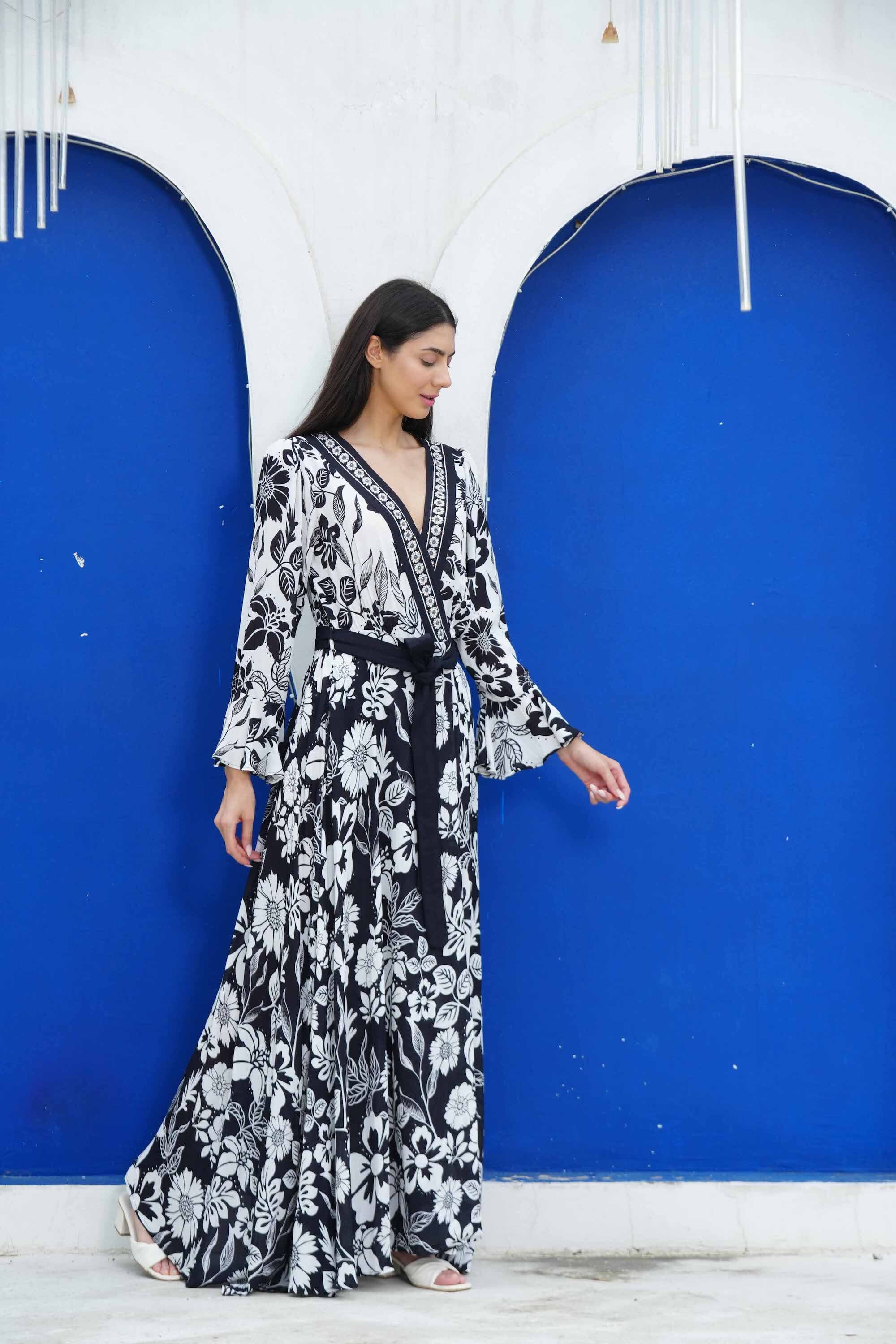AVANTI - LUXE ROBE GOWN SHRUG TheSwankStore 