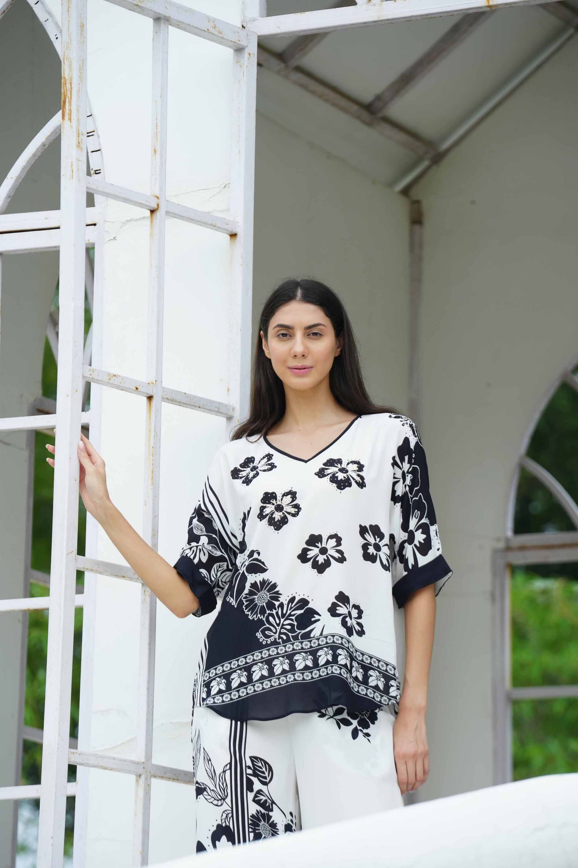 AVANTI - KAFTAN TOP (Shorter Style) TOP TheSwankStore 