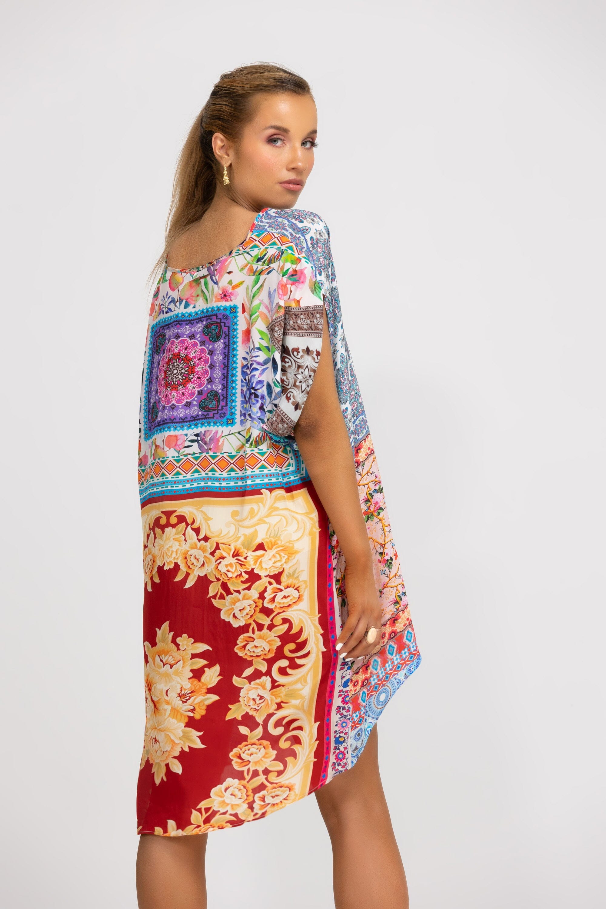 DAMASCUS - Kaftan Tunic Top (Longer Style) - TheSwankStore