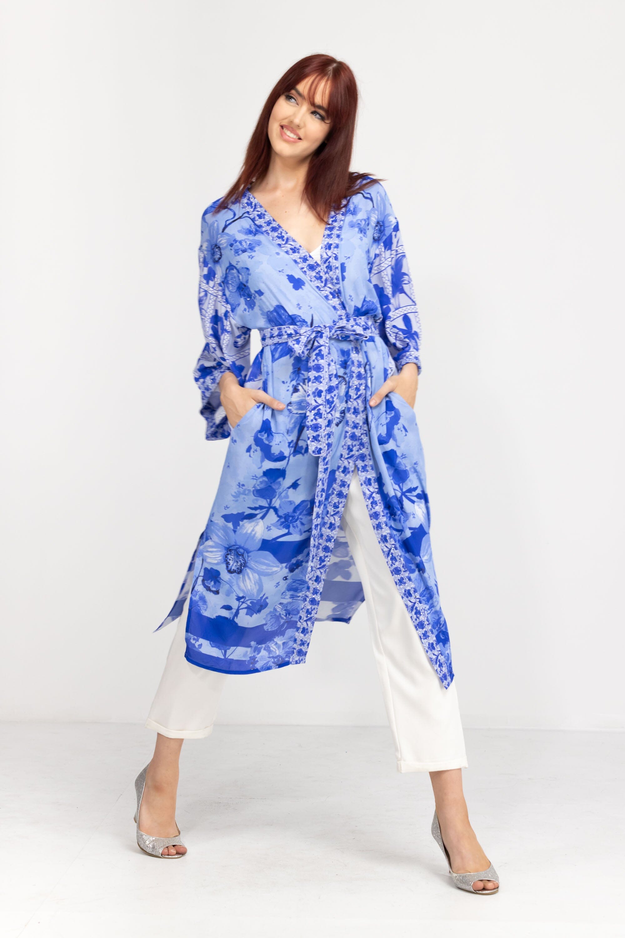 FINLANDIA - KIMONO SHRUG (LONG) - TheSwankStore