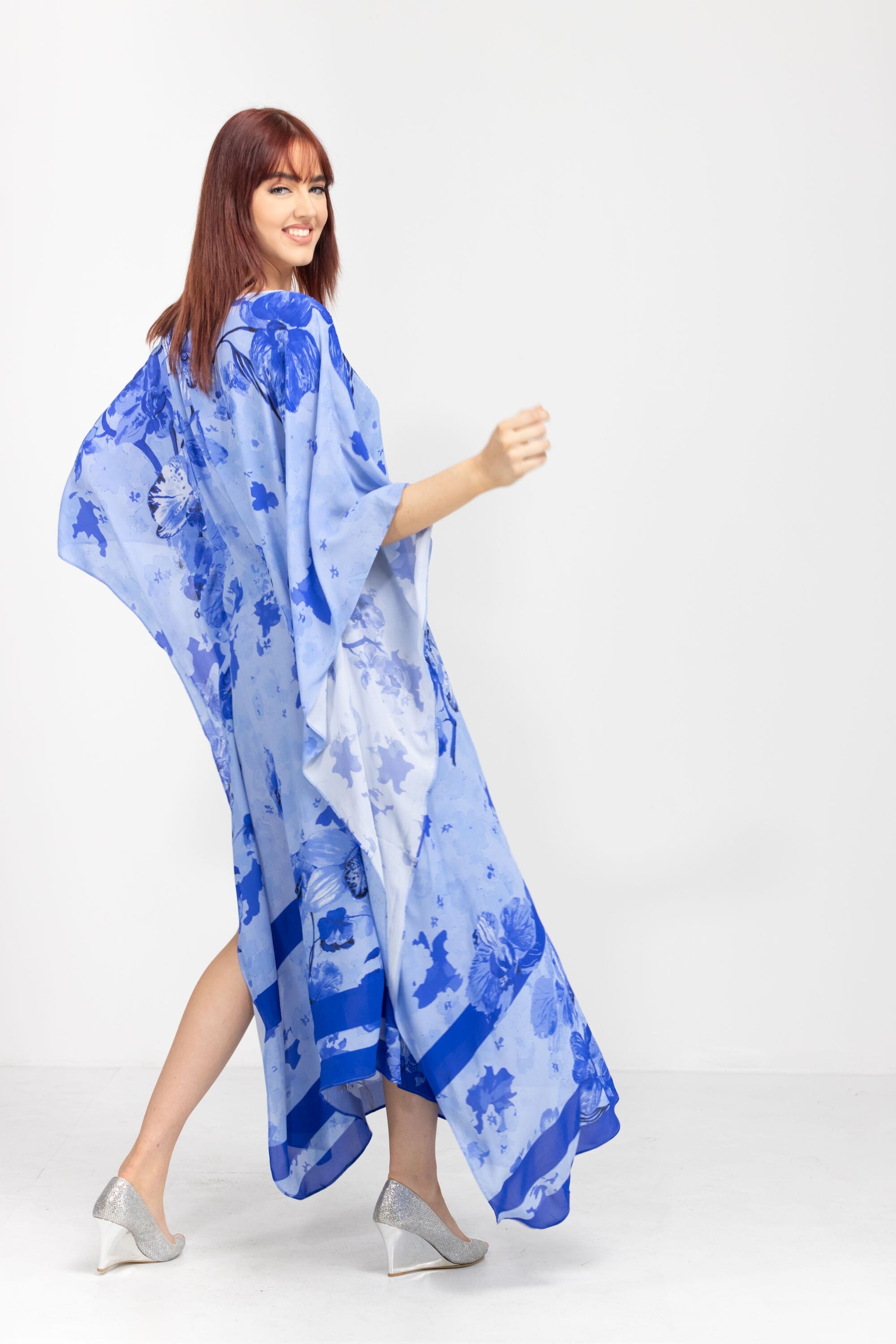 formal kaftan dresses australia Cecile Kaftan Dress | Riad Navy