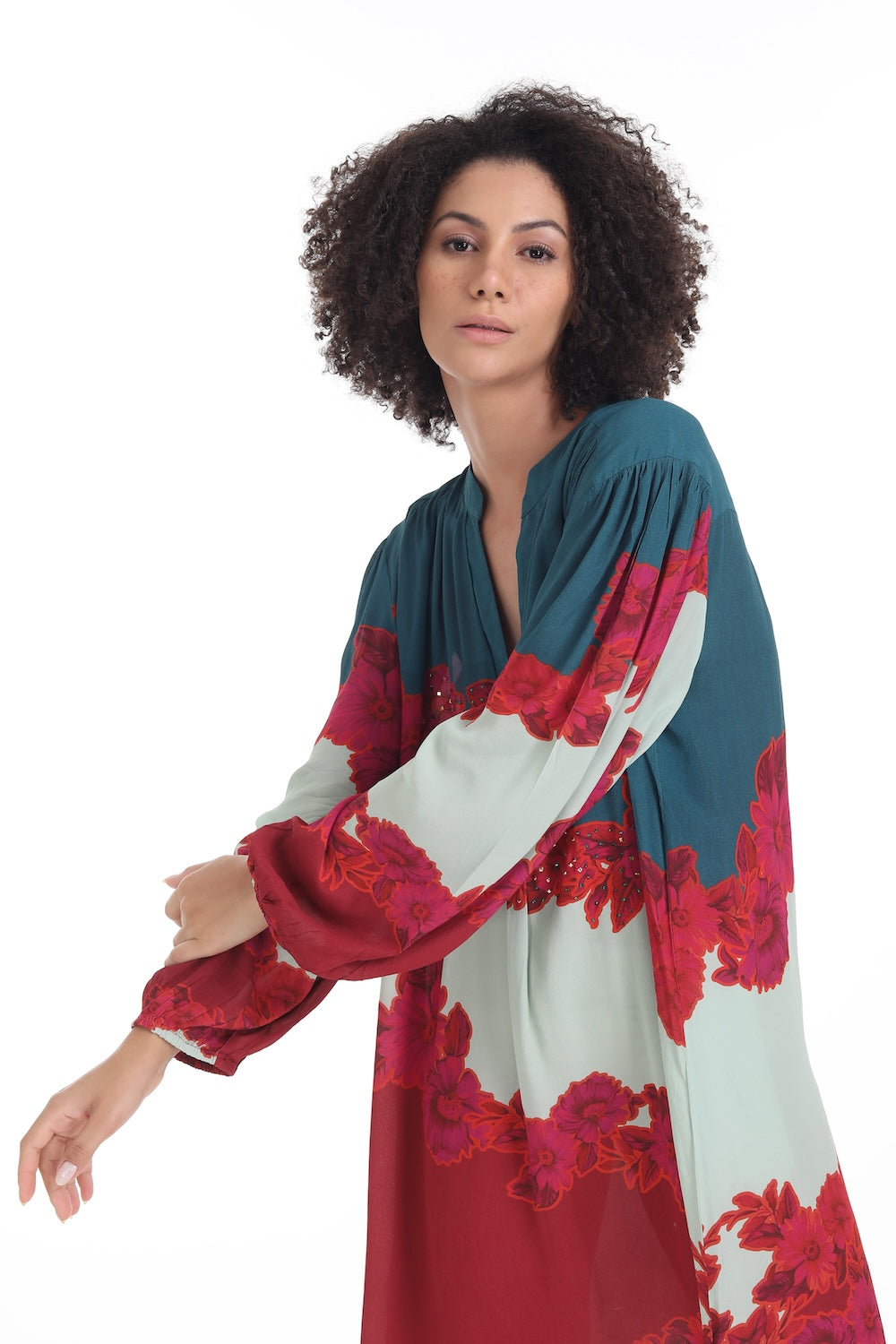FIORENZE - BLOUSON TUNIC DRESS - TheSwankStore