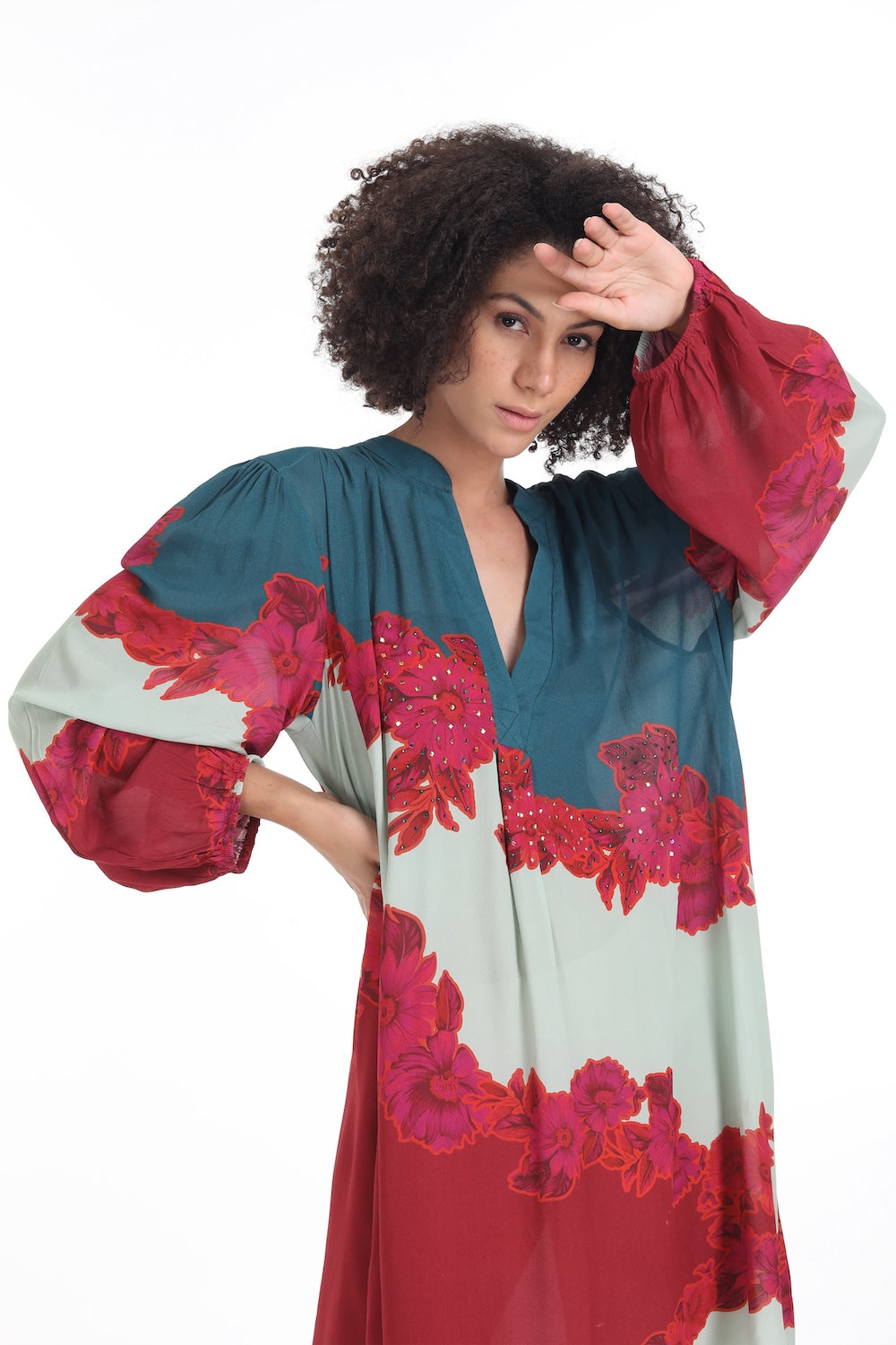 FIORENZE - BLOUSON TUNIC DRESS - TheSwankStore