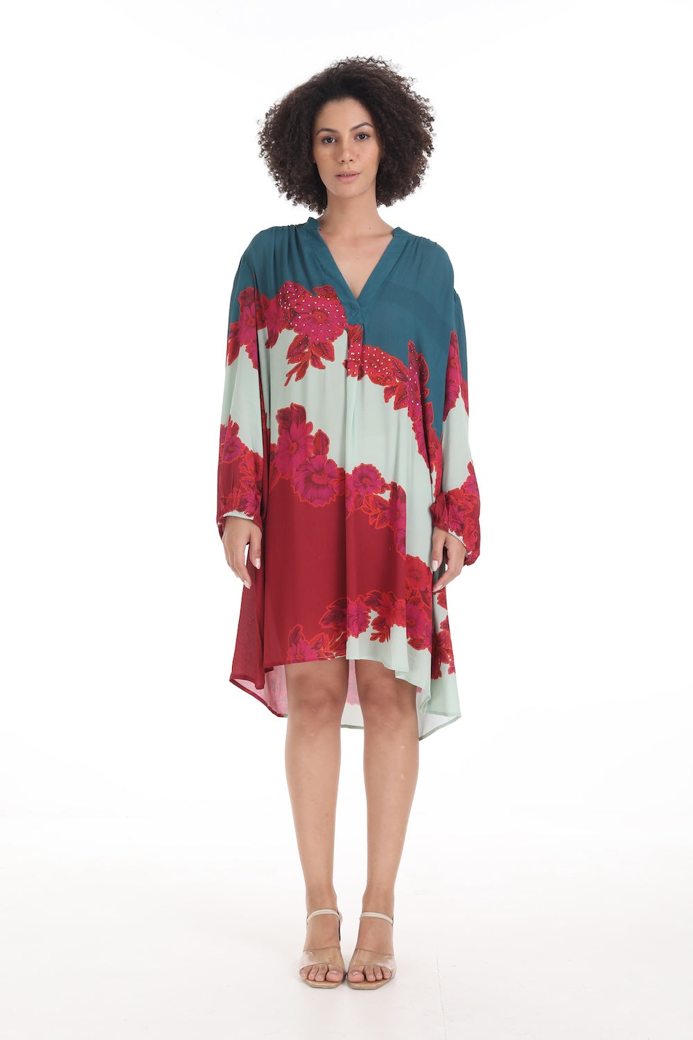 FIORENZE - BLOUSON TUNIC DRESS - TheSwankStore
