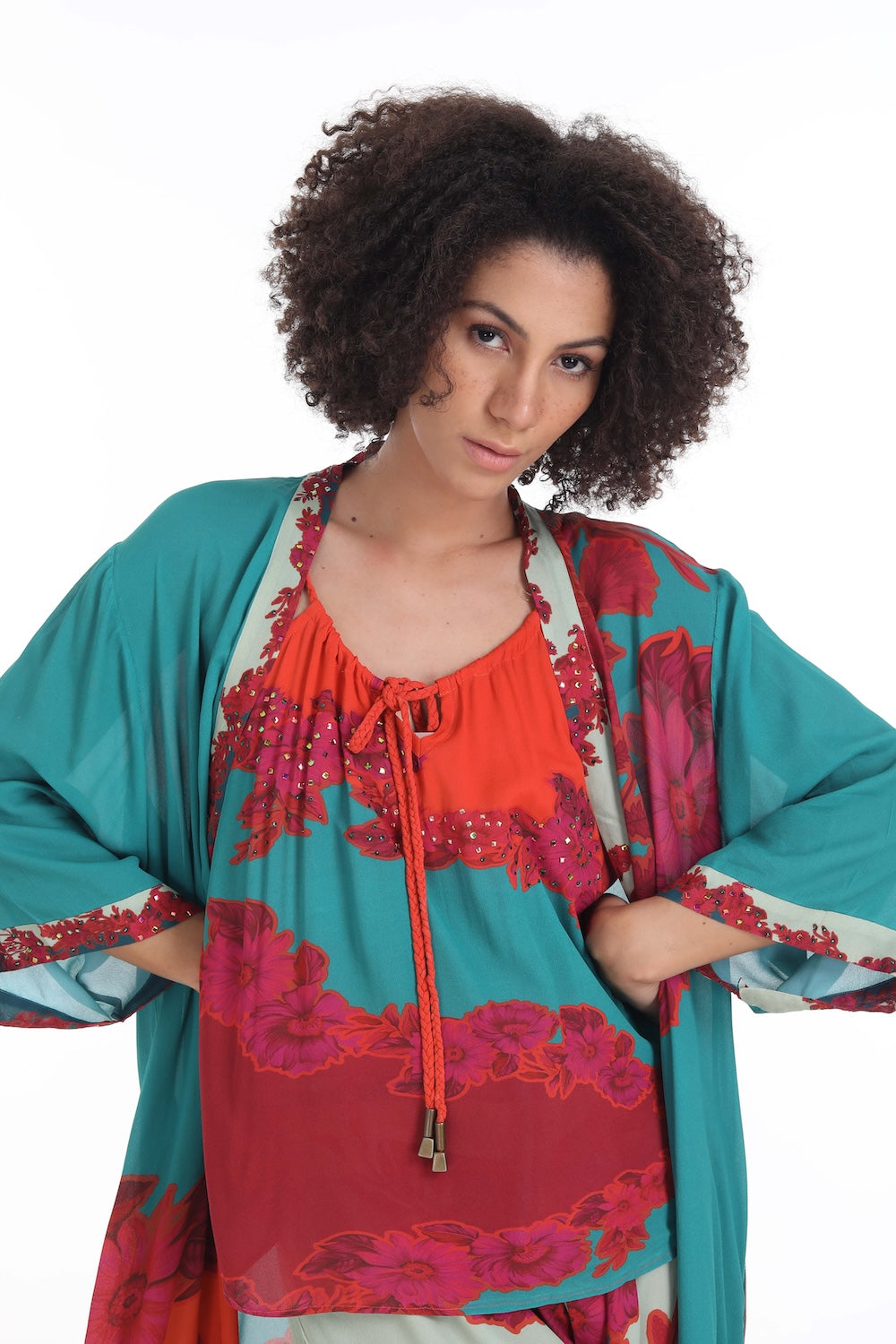 FIORENZE - KIMONO SHRUG (LONG) - TheSwankStore