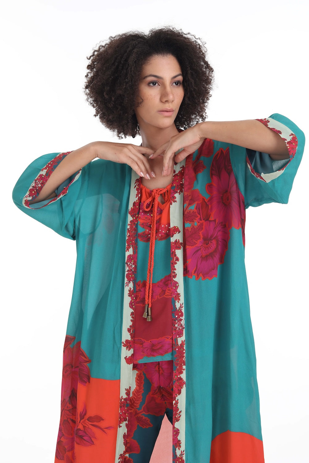 FIORENZE - KIMONO SHRUG (LONG) - TheSwankStore