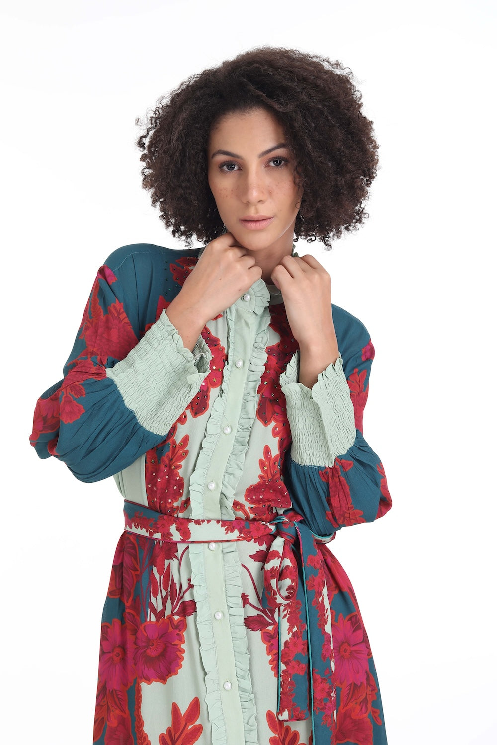 FIORENZE - LONG FREYA DRESS - TheSwankStore