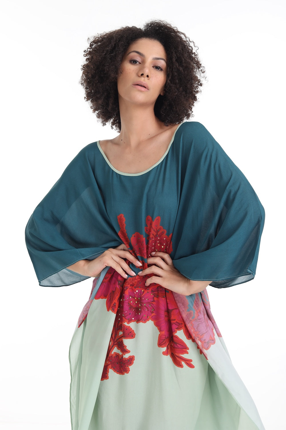 FIORENZE - SHORT BOX KAFTAN - TheSwankStore