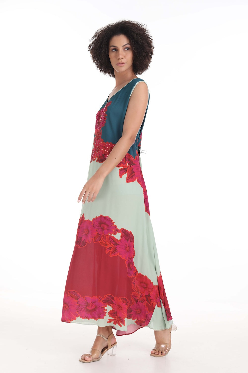 FIORENZE - SLEEVELESS MAXI DRESS - TheSwankStore