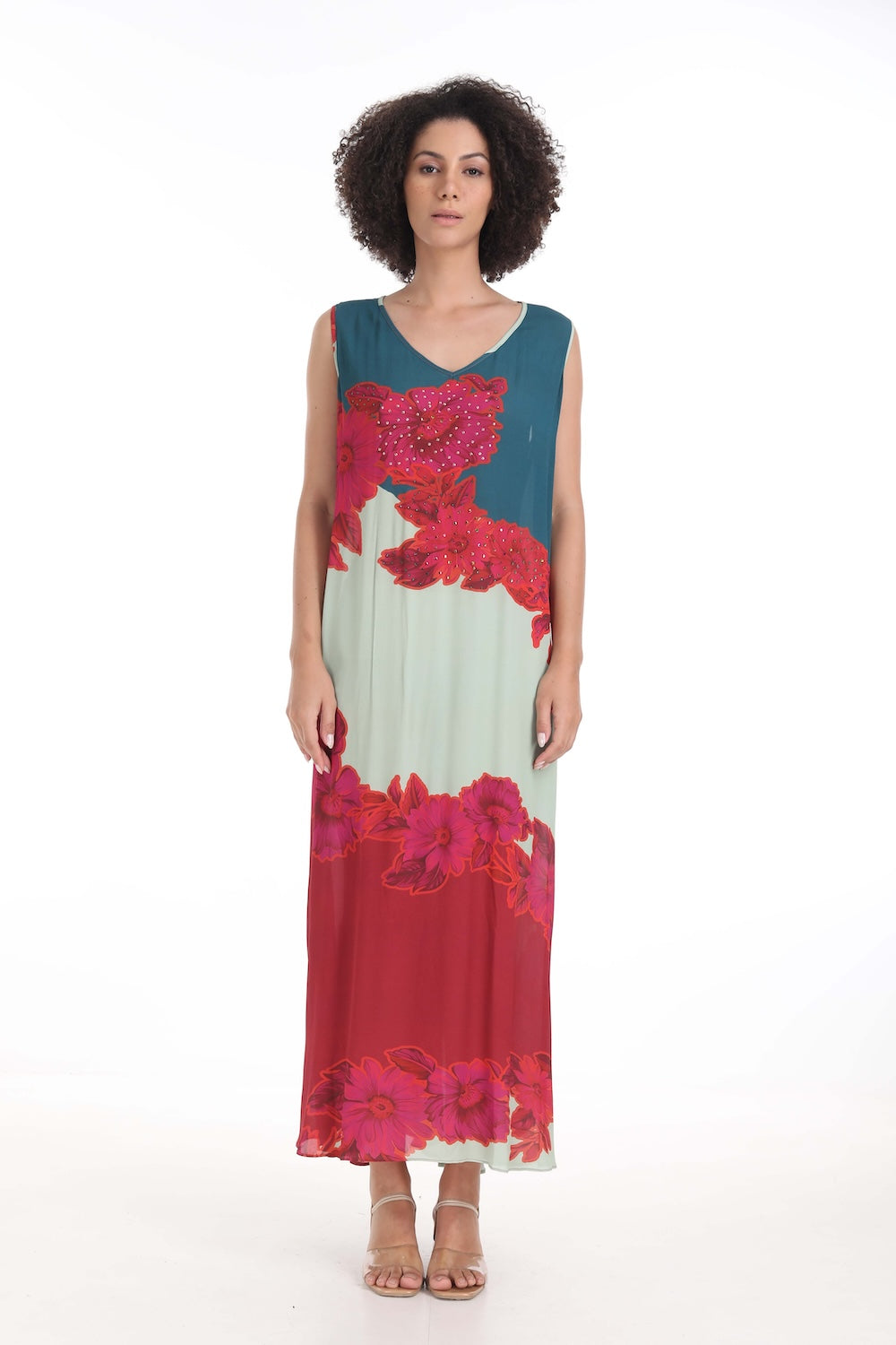FIORENZE - SLEEVELESS MAXI DRESS - TheSwankStore