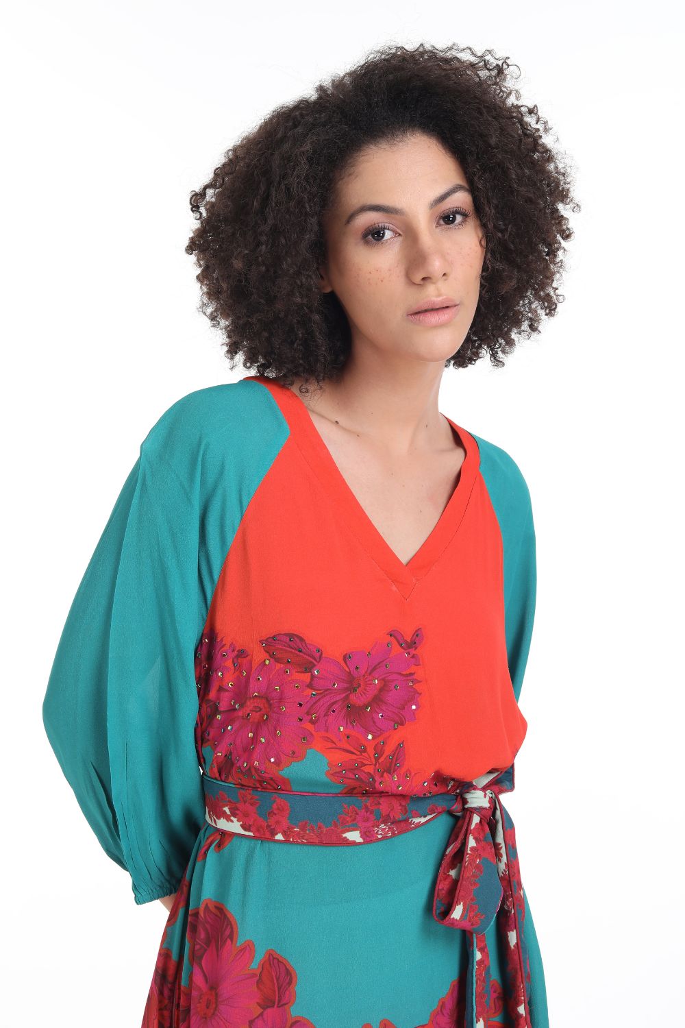 FIORENZE - SLIT SLEEVE DRESS - TheSwankStore