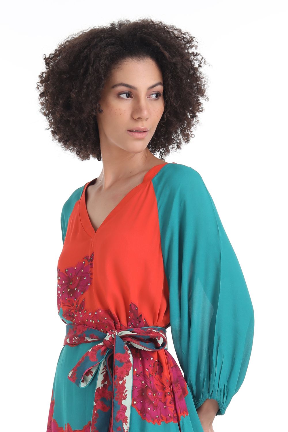 FIORENZE - SLIT SLEEVE DRESS - TheSwankStore