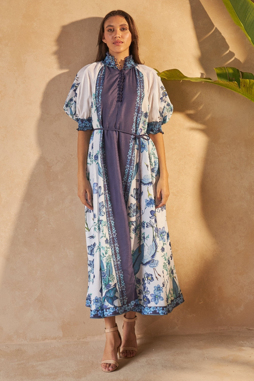 FLOWER BLUE - ALKA DRESS - TheSwankStore