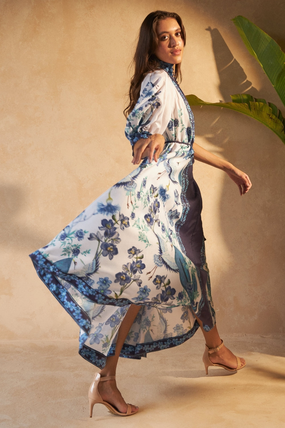 FLOWER BLUE - ALKA DRESS - TheSwankStore