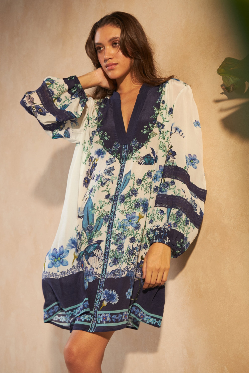 FLOWER BLUE - ALLIUM DRESS - TheSwankStore