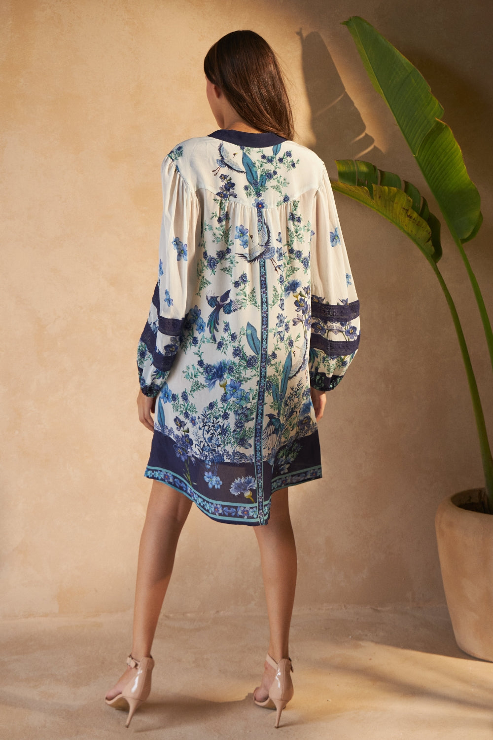 FLOWER BLUE - ALLIUM DRESS - TheSwankStore