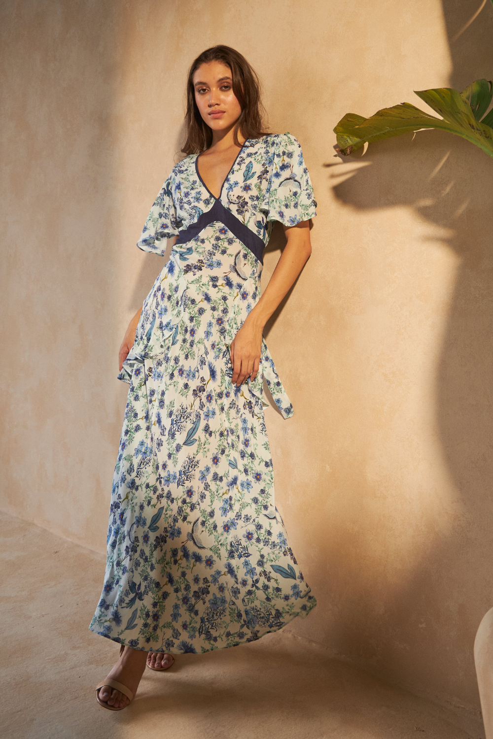 FLOWER BLUE - ASTER DRESS - TheSwankStore