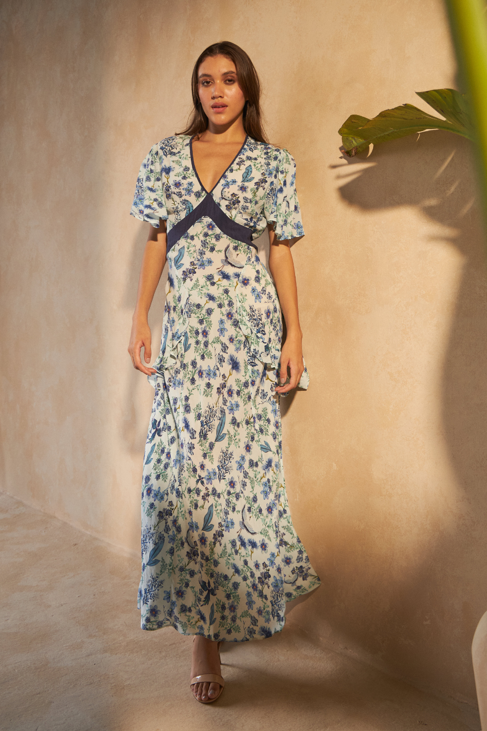 FLOWER BLUE - ASTER DRESS - TheSwankStore