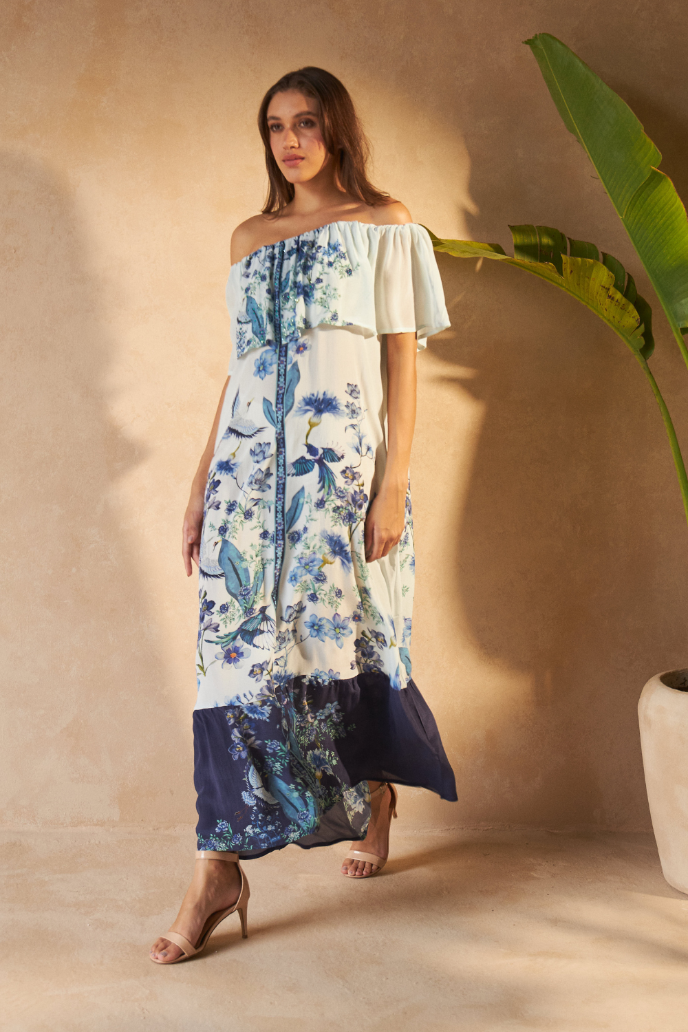 FLOWER BLUE - BLOOSOM DRESS - TheSwankStore